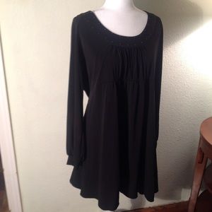 MICHAEL Michael Kors Black  Long Sleeve Dress XL